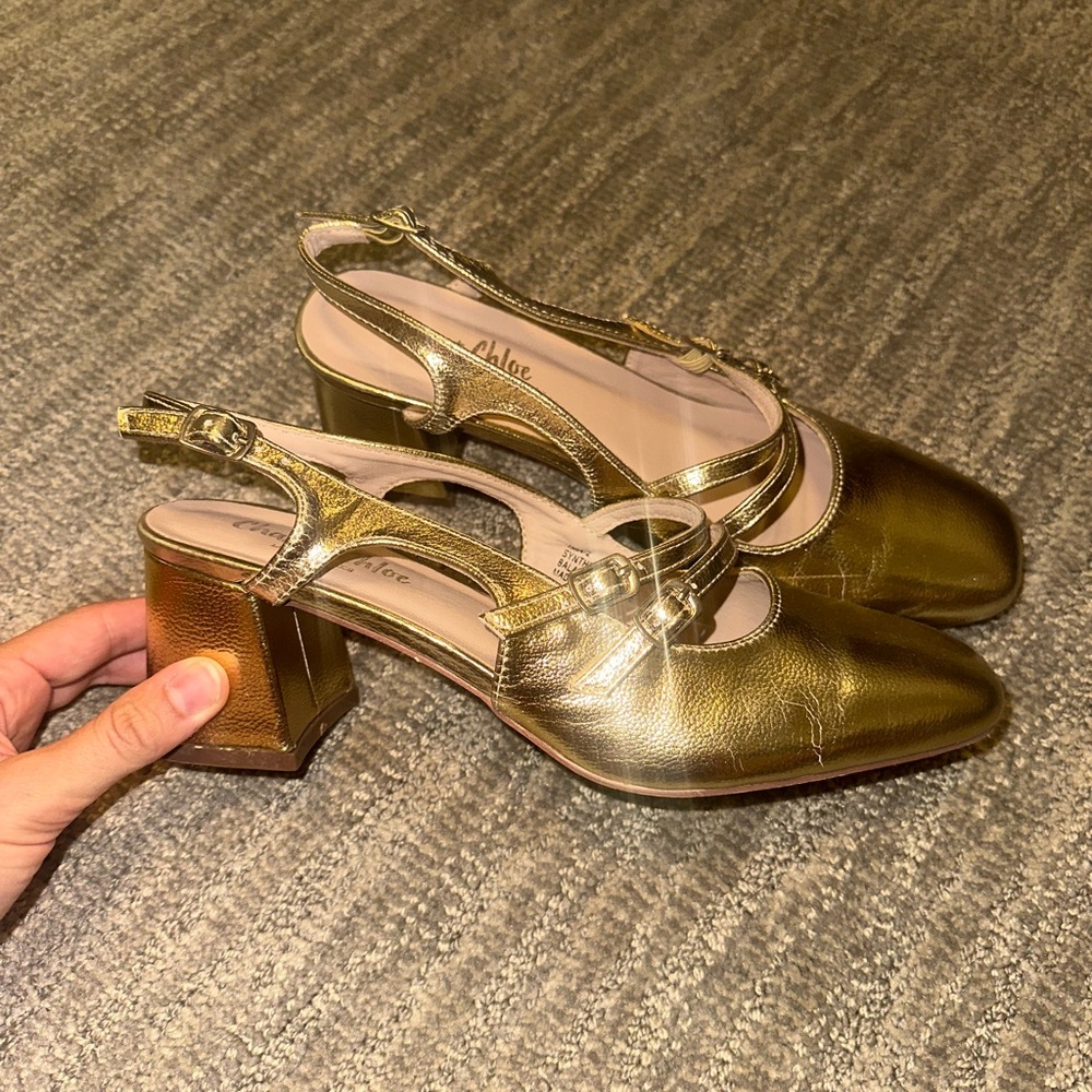 Gold Women's Heels